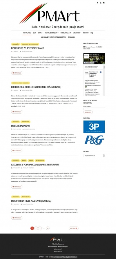 PMArt - Scientific Circle of Project Management